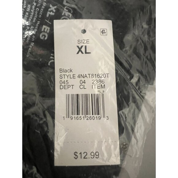 National Geographic Men's Big Cat Short Sleeve Graphic Crewneck T-Shirt Black XL - Picture 5 of 6